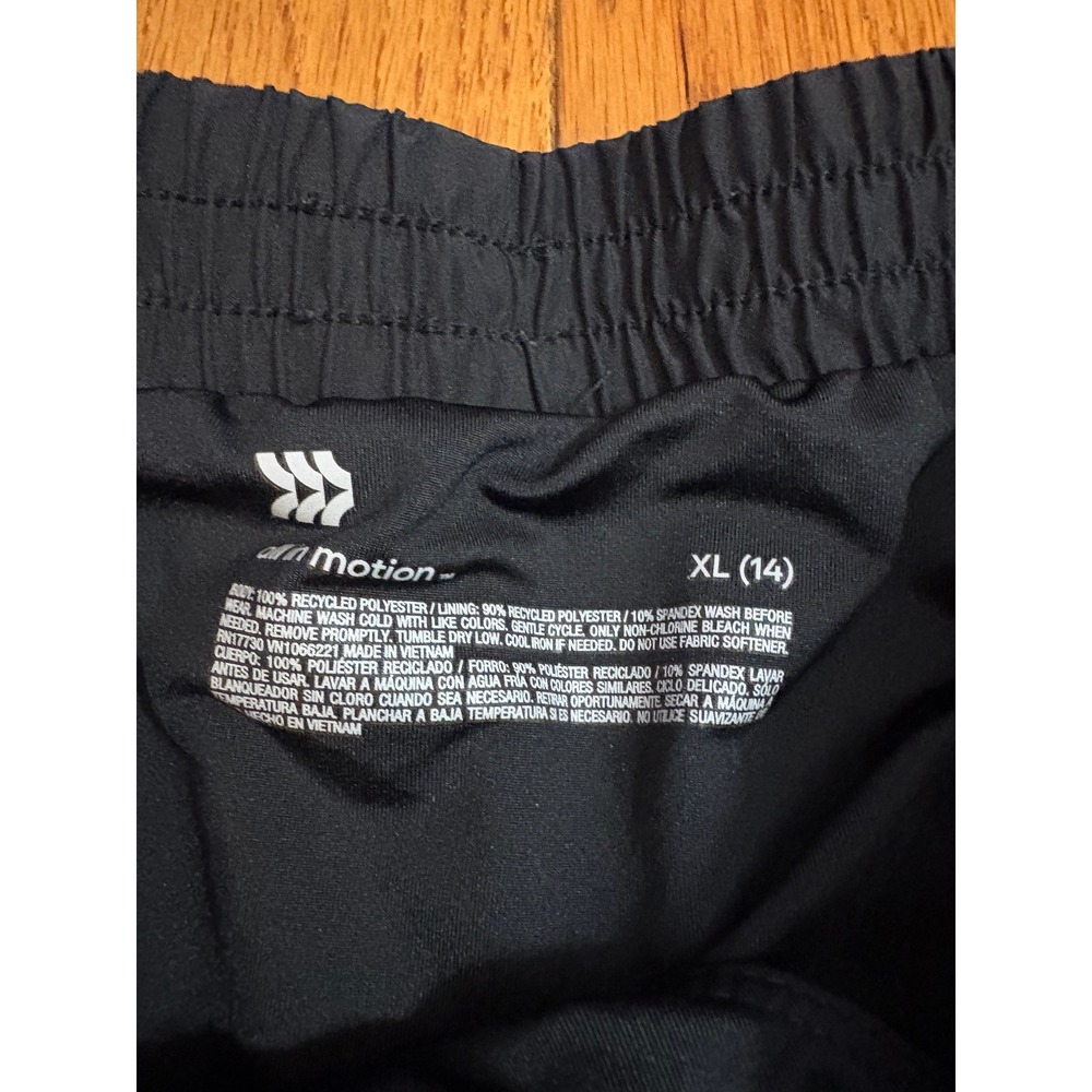 Old Navy Powersoft Tank & All in Motion Shorts Set Black Kids Size L 10-12 XL 14 - Picture 2 of 8